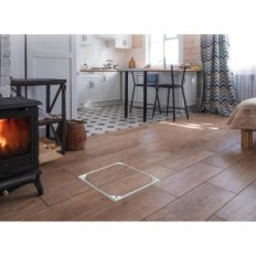 Brukt Aluminium luke deksel 300x300x55mm odotele en124 A15 kvadrat