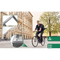 Használt alumínium fedél 300x300x55 mm Natotel EN124 A15 négyzet