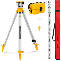 Optische leveller zelfnivellering met een statief en patch - vergroting 24x wo. 36 mm