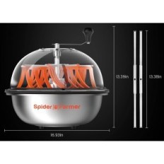 Trimmer Ořezávací stroj SPIDER FARMER 16CAL Trimmer pro výstavní rostliny