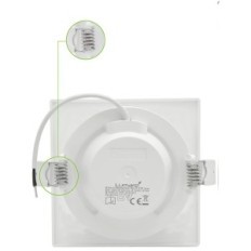 LED forlygter Luminous 6W IP44 Flat Silver 230V 400LM 9pcs