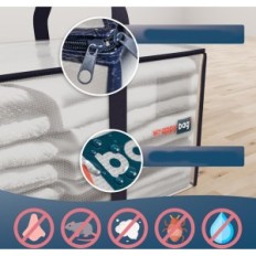 Borse trasparenti Grandi vestiti Biancheria da letto in wappybag Durevole 10pcs