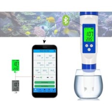 YIYego víz pH vizsgálat BLE- 9909 5w1 TDS EC só hőmérséklete IP67