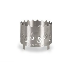 PC usada tocker para 20 cm de aço inoxidável moccup para o fogão de churrasco