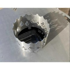 Μεταχειρισμένος PC Tocker για 20cm από ανοξείδωτο χάλυβα Moccup στην κουζίνα BBQ