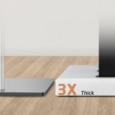 3-szintű törölköző rack KES BTH217S3- BK márvány alap rozsdamentes acél fekete