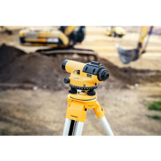 Optiskā līmeņa pašizlīdzināšana ar statīvu un plāksteri - palielināja 28x Wed. 36 mm