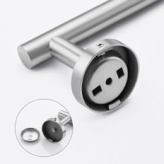 Suporte de toalhas incompletos 90 cm para banheiro kes A2000S90-2 inoxidável