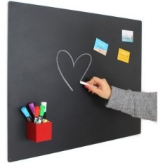 Magnetisch schoolbord staal Kalamitica 74x57 naar de muur en koelkasten