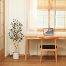 Künstliche Olive 120cm Kazeila Große Innenpflanze in Töpfer