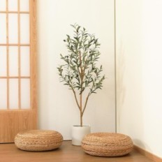 Azeite artificial 120cm Kazila Big Inner Plant em Potter