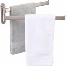 Cabide de toalha rotativa 40 cm Kes A2104S2L40-2 2 braço de aço inoxidável