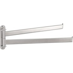 Asciugamano rotante Gancio 40 cm KES A2104S2L40-2 Acciaio inossidabile a 2 braccio