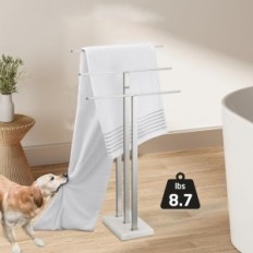 Kylpyhuone Pyyhe Hanger 3-taso KES SUS304 Marble näyttely