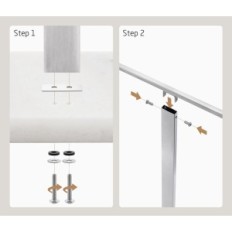 Badkamerhanddoek Hanger 3-niveau KES SUS304 Marmeren tentoonstelling