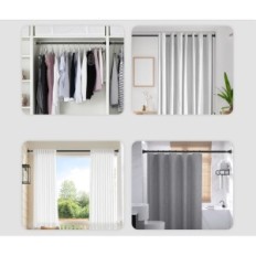 Ντους ραβδί χωρίς γεώτρηση 74-134cm μαύρο χαλάκι από ανοξείδωτο χάλυβα