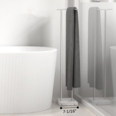 Roll-standing towel hanger KES BTH229-2 steel SUS304 marble 94cm