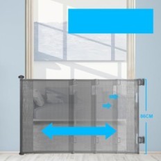 Slow protective gate with a 150cm castle for children and dogs water