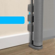 Slow protective gate with a 150cm castle for children and dogs water