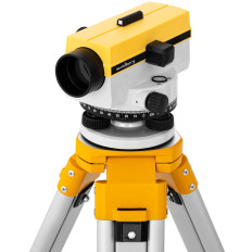 Niveleur optique auto-nivelant avec trépied et règle - grossissement 32x diamètre 40 mm