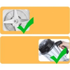 Brudente Brudente Petyoung 64oz trasparente con coperchio VitaMix