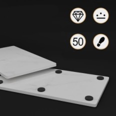 Wieszak stojący LOFTPLUS 170cm czarny metalowy z 3 hakami na ubrania i torby