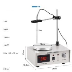 Agitateur magnétique d'occasion avec plaque chauffante MXBAOHENG 85-2A 220V