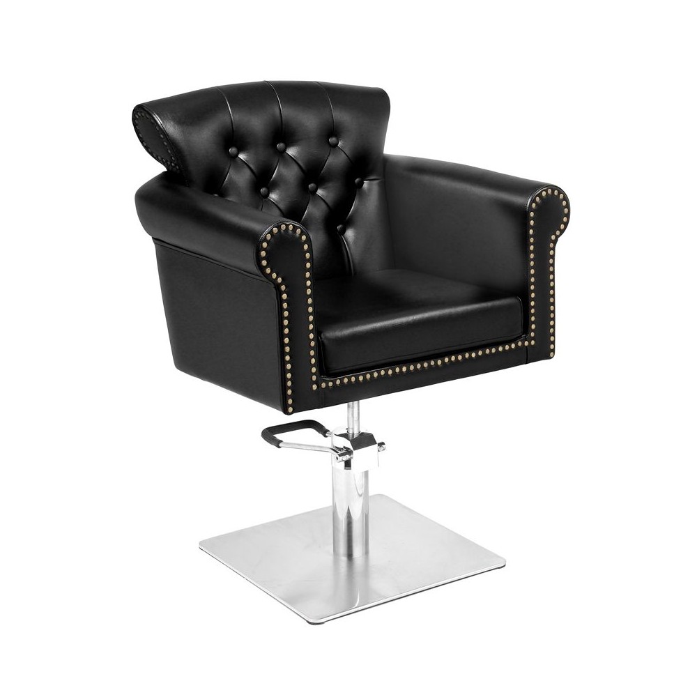 Καρέκλα Κουρέα Gabbiano Black Berlin — προβολή από μπροστά