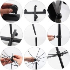 Használt Rotary rack 7-szintű áruház FWTXZTER állítható fém