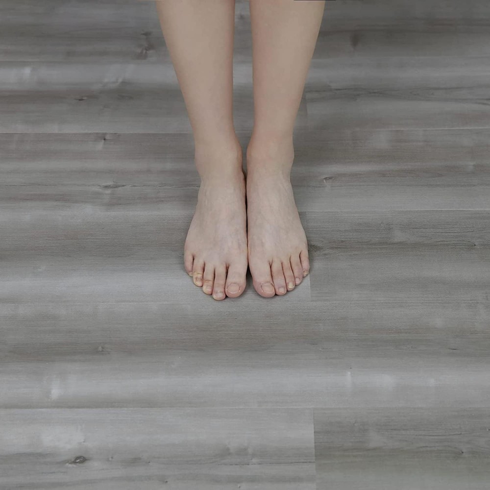 Kasutatud isekleepuvad vinüülpaneelid Nufrl Grey Wood 15 × 90cm 40tk. Köögi ja vannitoa jaoks