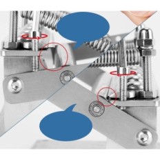 Manuale MXbaoheng Skiver Skiver 18cm Machine da sci per il mandun