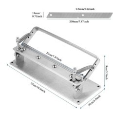 Manuell mxbaoheng skör skör 18cm skidmaskin för skidåkning