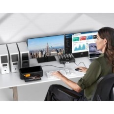 Switch KVM YoutingHDAV KC-KVM402DP USB 3.0 DP 4XPC 2 Monitors with remote control