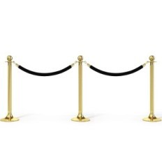 Brukt Sveising Rope Patikil 150cm Welur Black for innlegg 3 stykker Golden kroker