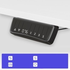 Mesa elétrica Ajustável JoSiscope 72-120cm sólido com uma grande exposição superior de 140x60cm