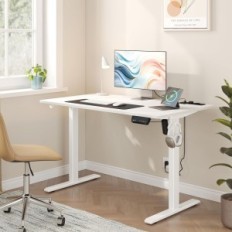 Electric desk Adjustable JoISCOPE 72-120cm Solid with a large top 140x60cm Exhibition