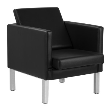 Sillón de sala de espera Gabbiano BM18011 — vista frontal