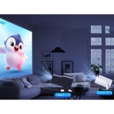 Projektor Hy320 Miniprojektor, 4K Full HD WiFi 6 BT5.0 kuni 150 '' Näitus