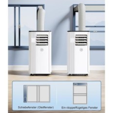 Kgogo 9000Btu 4W1, 2,64 kW mobiliojo oro kondicionierius, su ekranu