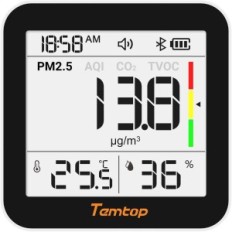 Použité Temtop M10 + CO2 Air Quality Meter PM2.5 VOC