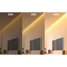 LED ταινία LAMOMOMO 30M 24V θερμότητα λευκό 3000K αδιάβροχο με τροφοδοσία ρεύματος
