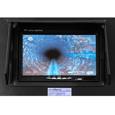 Endoskop LCD TFT 7 "Inspektionskamera 40-80 mm rör 40m lång