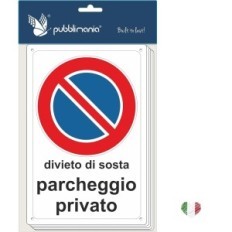 Placa de alumínio proibindo estacionamento de volta 30 × 40 cm 3mm 5pcs. Powystawowy