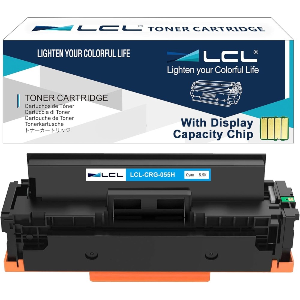 LCL 055H Cyan Toner s vysokým výkonom Chip Vysoká výkon pre Canon 1 PC