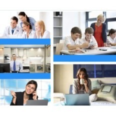 LCL 055H-syaani väriaine, jossa on siru korkea suorituskyvyn vaihto Canon 1 PC: lle