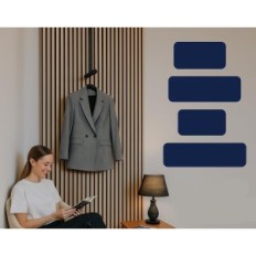 Parede do guarda-roupa e metais de teto Lio Home 240521 preto 60-90 × 50-65cm 100kg