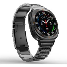 Titanium popruh Galaxy Watch Ultra 2/1 47mm titan uhlíkové vlákno černé