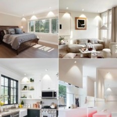 KYOTECH CEILIVE CEILING PROFILES 9555-4 PLAFON Ø95MM 6W 3000K 4tk