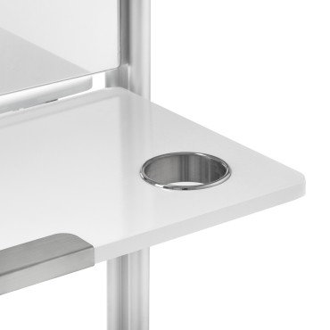 Console de coiffure MI-03 — gros plan surface