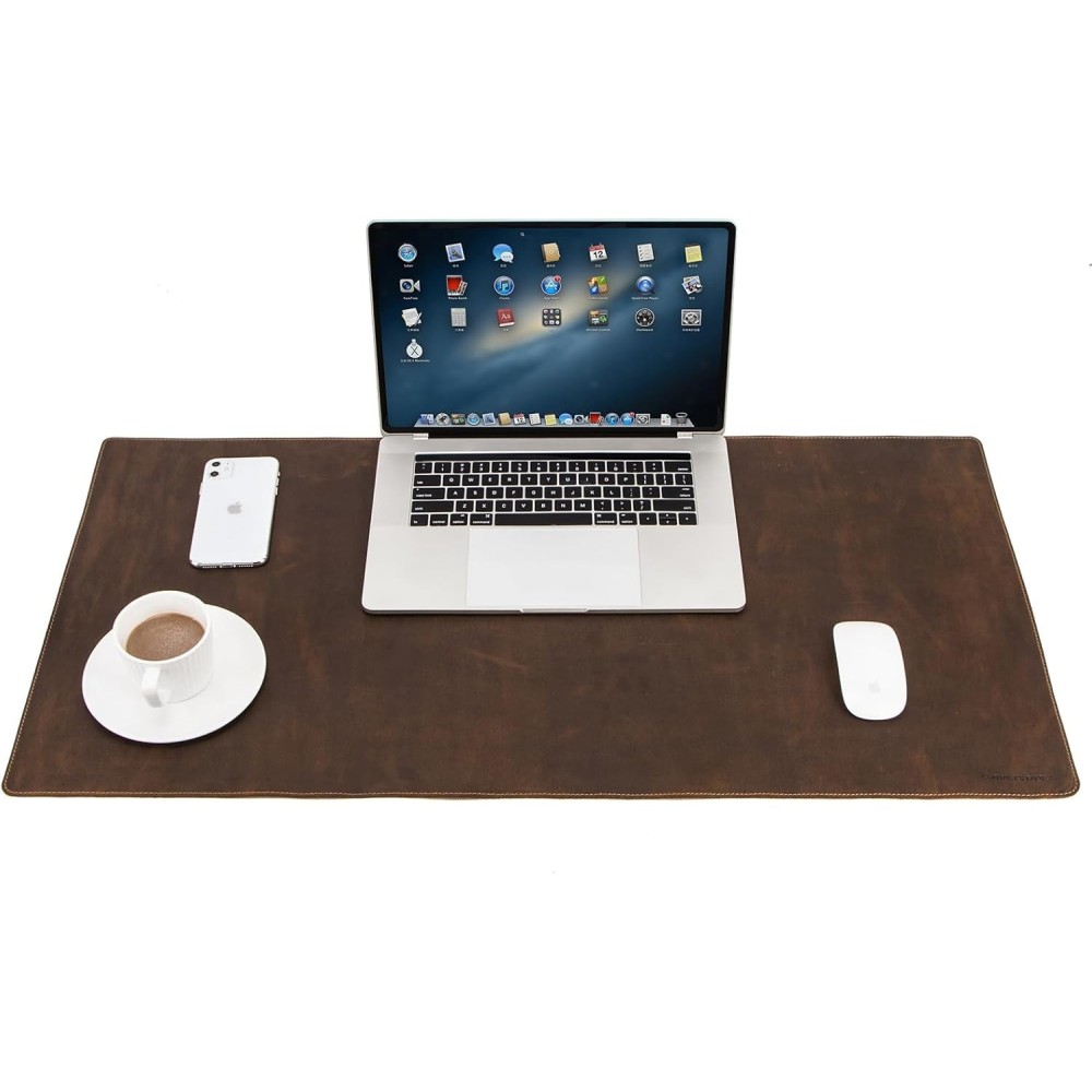 Gebruikte Contact's Familie 80x40cm Desk washer lederen muismat